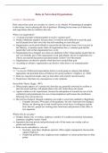 Lecture notes Roles in Networked Organizations