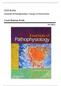 Test Bank - Essentials of Pathophysiology, 4th Edition (Porth, 2015), Chapter 1-46 | All Chapters