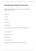 Microbiology Chapter 22 test bank