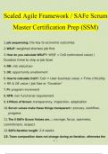 Scaled Agile Framework / SAFe Scrum Master Certification Prep (SSM)
