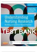 Test Bank for Understanding Nursing Research 6th and 7th edition by Susan Grove |All chapters |complete Guide A 