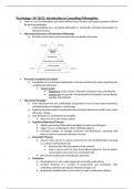 Lecture notes Sport & Exercise Psychology 