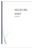 NCLEX-RN PRACTICE QUESTIONS WITH RATIONALE ANSWERS       |GRADED A WITH RATIONALE ANSWERS  Test Bank PART 1-12 (900 Questions )