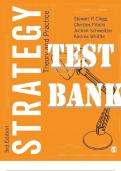  TEST BANK for Strategy 3rd Edition Theory and Practice by Stewart R Clegg; Jochen Schweitzer, Andrea Whittle, Christos Pitelis. (Complete Chapters 1-13)