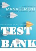 TEST BANK for Management, 5th Canadian Edition John Schermerhorn Jr, Daniel Bachrach & Barry Wright. . (Complete Chapters 1-18)