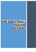 NR 228 Final Exam Review