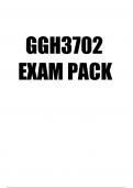 GGH3702 NEW Exam Pack (Notes, past assignments and Exam Solutions 2023
