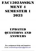 FAC1502 Assignment 4 Answers Semester 1 2023