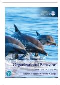 Test Bank For Essentials of Organizational Behavior, 19th edition by Robbins, Judge Complete Guide!!