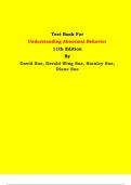 Test Bank - Understanding Abnormal Behavior 11th Edition By David Sue, Derald Wing Sue, Stanley Sue, Diane Sue | All Chapters, Latest Edition|