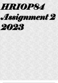 HRIOP84 Assignment 2 2023 
