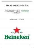 Analyse jaarverslag Heineken