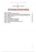 College aantekeningen Strategic decision making (441058-B-6) 