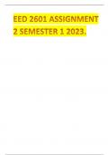 EED 2601 ASSIGNMENT 2 SEMESTER 1 2023.