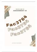 FAC3764 ASSIGNMENT 5 2023