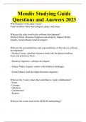 Mendix Studying Guide Questions and Answers 2023
