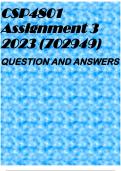 CSP4801 Assignment 3 2023 (702949)