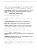 Psych Introduction to Psychology Chapter 5 Vocabulary Notes