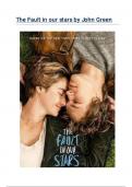 The Fault in ours stars (by John Green):Everything you need 