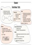 OCR A LEVEL CHEMISTRY - ORGANIC FUNCTIONAL GROUPS TESTS