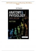 TEST BANK Anatomy and Physiology 10th Edition Patton  All Chapters