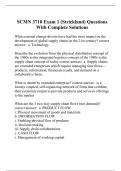 SCMN 3710 Exam 1 (Strickland) Questions With Complete Solutions