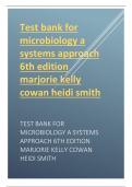 Test bank for microbiology a systems approach 6th edition by marjorie kelly,cowan heidi smith,2023