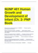 NUNP 401 Human Growth and Development of Infant (Ch. 2- PNP Book)