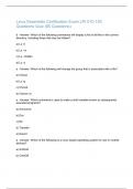 Linux Essentials Certification Exam LPI 010-150 Questions Quiz (80 Questions)
