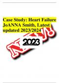 Case Study: Heart Failure JoANNA Smith, Latest updated 2023/2024