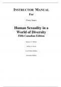 Human Sexuality in a World of Diversity, 5th Canadian Edition 5e Spencer Rathus, Jeffrey  Nevid, Lois Fichner, Rathus Edward, Herold Alex McKay (Instructor Manual)