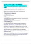 ACRP CCRC ICH GCP - IRB/IEC Requirements Questions and Answers 2023