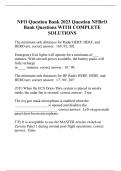 NFO Question Bank 2023 Question NFBrO Bank Questions WITH COMPLETE SOLUTIONS