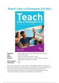 Teach like a Champion 3.0 (NL) - Hoofdstuk 2 - Samenvatting