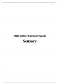 2017 MED SURG HESI Study Guide, Cancer,  Best document for preparation, Verified And Correct Answers