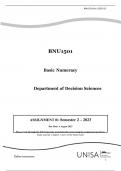 BNU1501 ASSIGNMENT 1 2023 SEMESTER 2