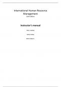 International Human Resource Management, 6e Peter Dowling, Marion Festing, Allen  Engle (Instructor Manual)