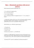 Harr – Hemostasis questions with correct answers