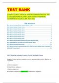(COMPLETE) NCCT MEDICAL ASSISTANT EXAMS/PRACTICE TEST (+1500 QUESTIONS ALL WITH 100% CORRECT ANSWERS| GUARANTEE A+ SCORE GUIDE 2023-2024