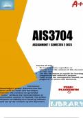 AIS3704 Assignment 1 Semester 2 2023 