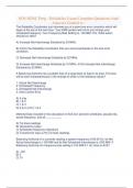 SOS NERC Prep - Reliability Exam Complete Questions And Answers Graded A+