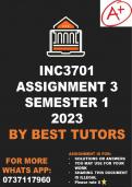 INC3701 Assignment 3 2023 (ANSWERS)