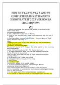 HESI RN V1,V2,V3,V4,V 5 AND V8 COMPLETE EXAMS BY R.MARTIN SCOOBY.LATEST 2023 VERSIONS|A GRADED|NEW!!