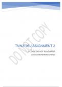 TMN3705 Assessment 2 Due date 14 July 2023