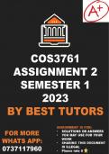 COS3761 Assignment 2 2023 (ANSWERS)