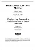 Unleash Your Potential with [Engineering Economics Financial Decision Making for Engineers,Fraser,5e] Solutions Manual: A Comprehensive Guide to Academic Success!