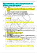 MSN5410-BARKLEY DRT/FNP FINAL EXAM 100 QUESTIONS WITH COMPLETE CORRECT SOLUTIONS 2023