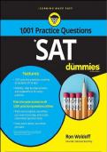 1001 SAT Practice Problems for Dummies Ron Woldoff.