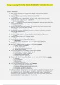 Portage Learning NURSING BS 231 PATHOPHYSIOLOGY EXAM 5 questions and answers} (2022/2023) (verified answers)