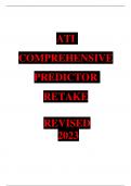      ATI COMPREHENSIVE PREDICTOR RETAKE REVISED 2023
